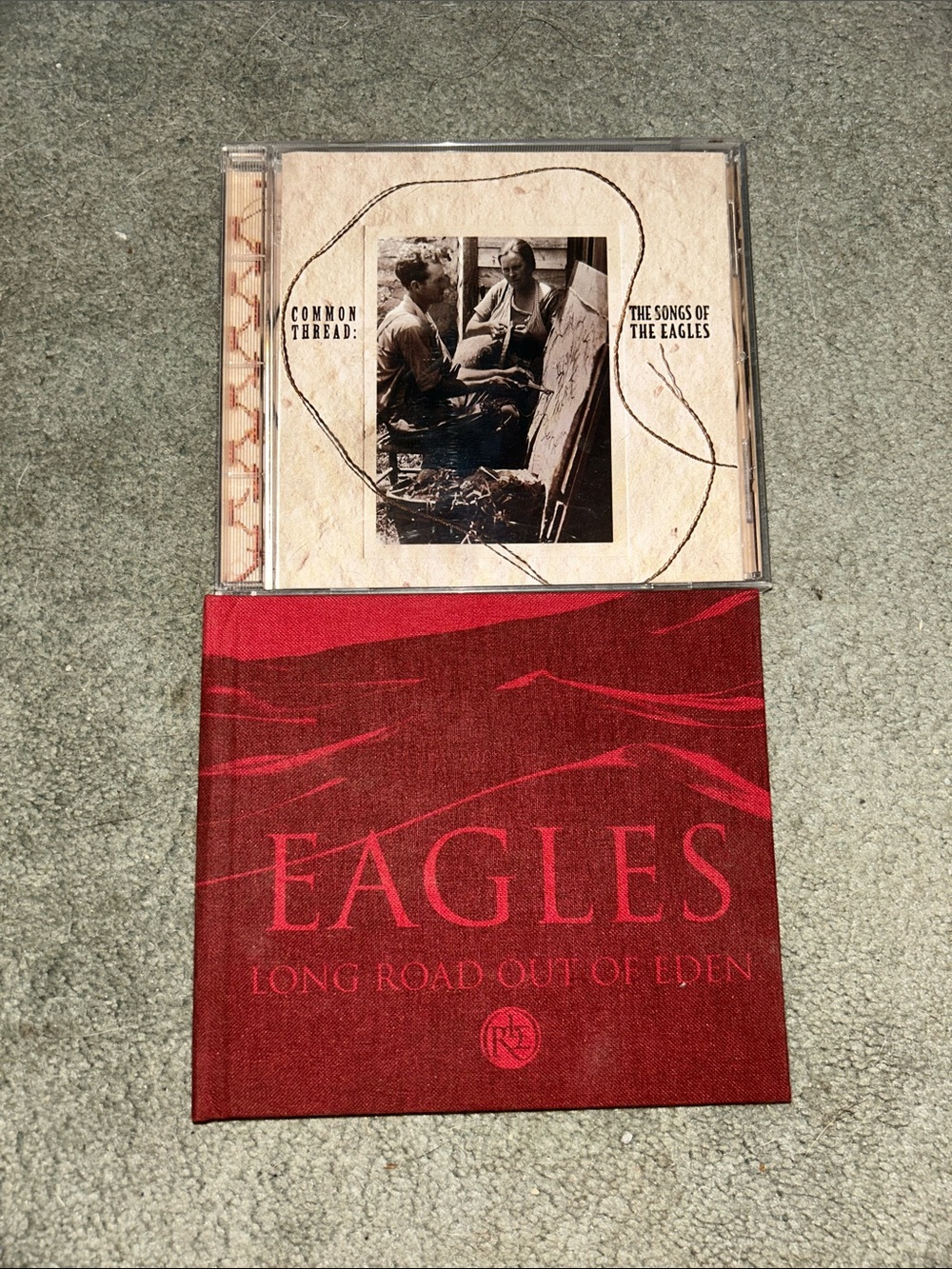 2 Eagles CDs - Long Road out of Eden, Common Thread